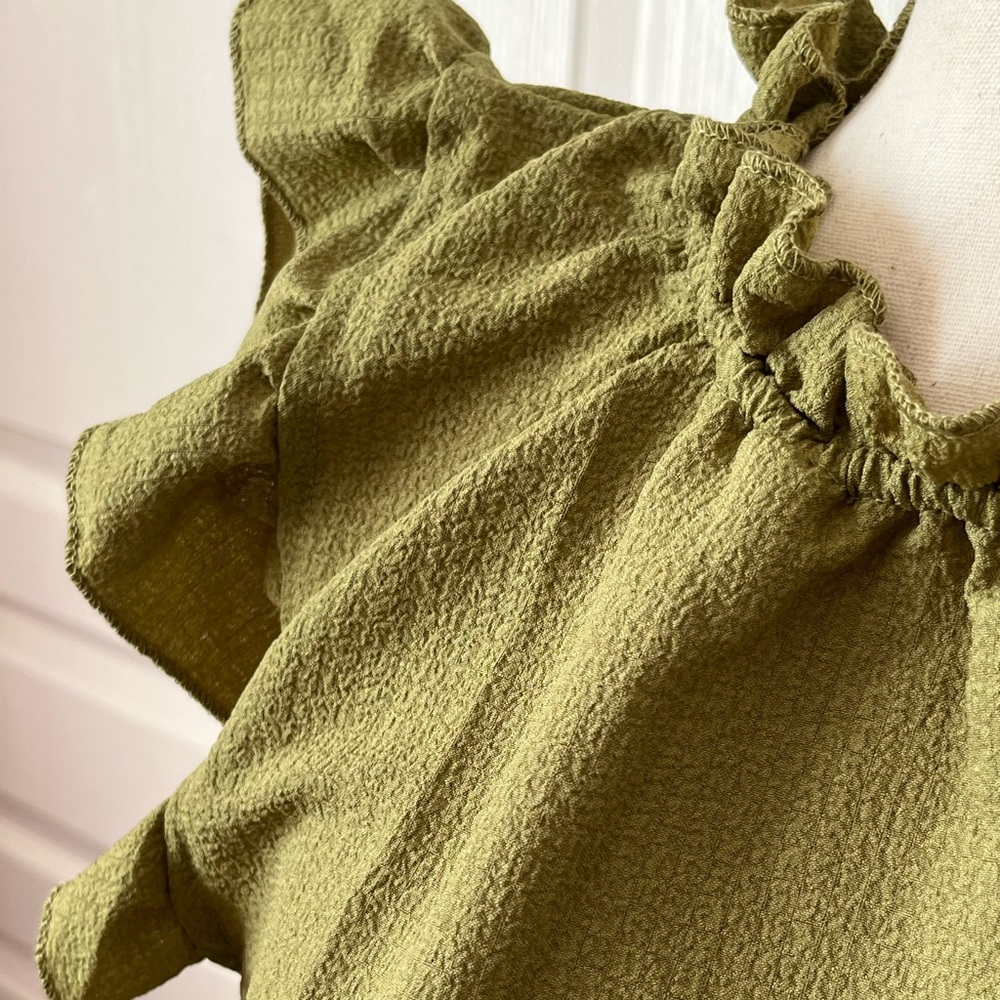 💚NWOT SHEIN Butterfly Sleeve Top - Picture 7 of 14